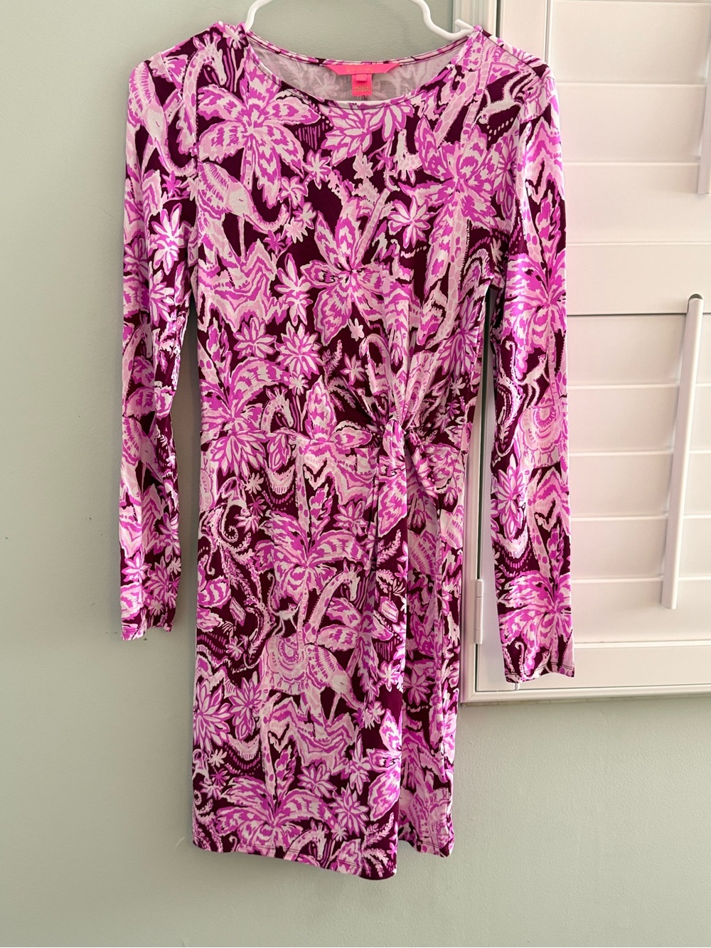 Lilly Pulitzer Pink & Light Pink Floral Mini Dress - Picture 2 of 6